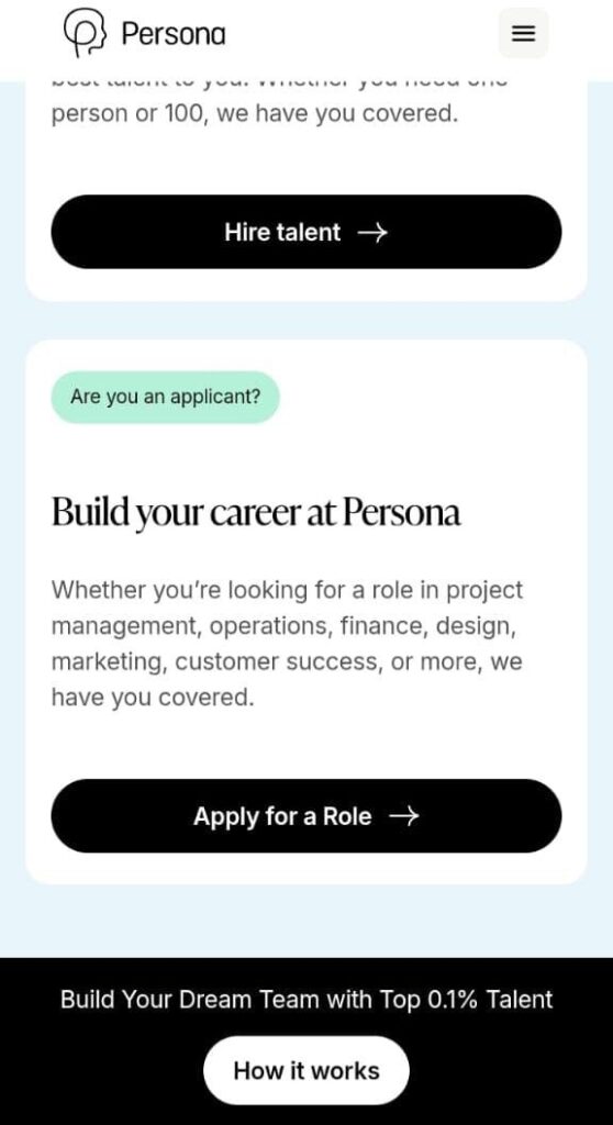 Persona remote jobs virtual assistant opportunities