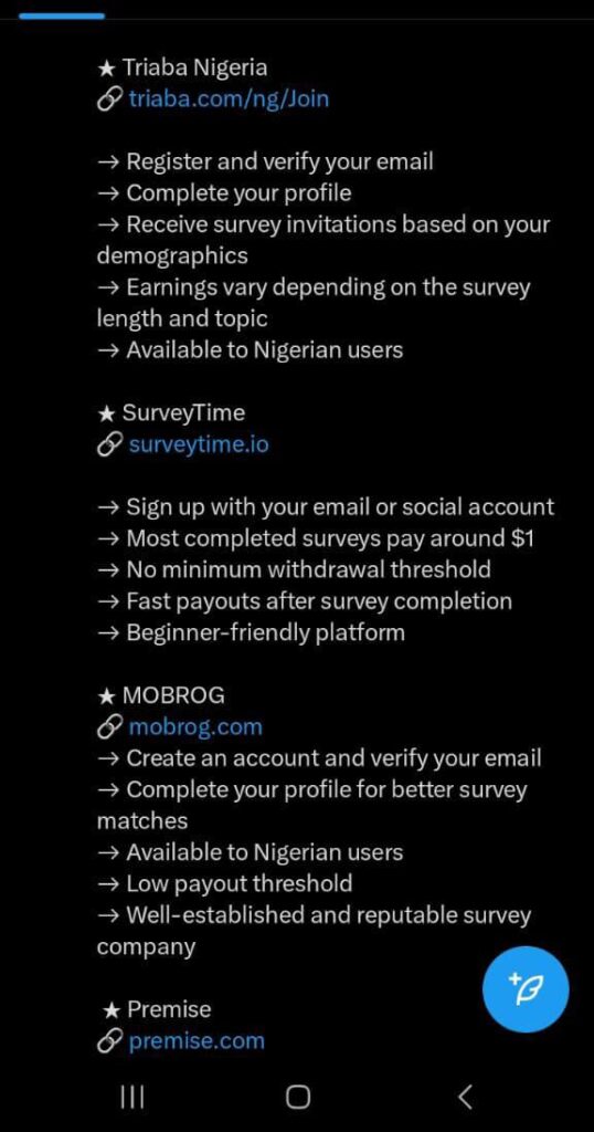 Paid surveys online